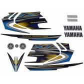 Kit Adesivos Faixa Moto Xtz 125 Azul 2005 ( Jogo Adesivo ) - Jotaesse
