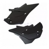 Par De Sub Tampa Lateral Inferior Nxr Bros 125 150 2003 2004 2005 2006 2007 2008 Carenagem Modelo Original - Preto