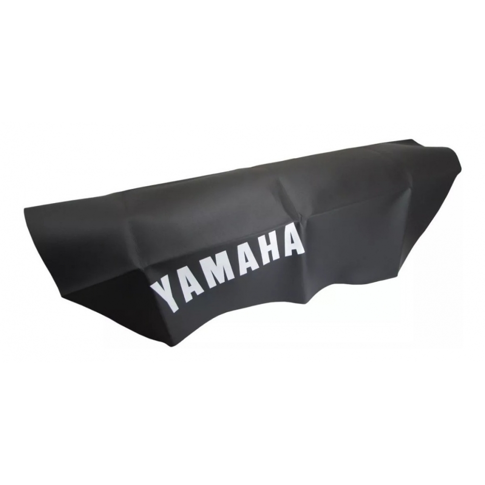 Capa De Banco Moto Tenere 600 Ténéré Modelo Original Preta C/ Escrita Yamaha - Preto