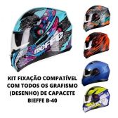 Kit Reparo Orelha Fixação Da Viseira Capacete Bieffe B12 B40