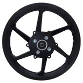 Roda Liga Leve Magnésio Moto Bros 150 Bros 160 ESD (Disco Dianteiro) 6 Palitos Preta - Scud