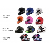 Viseira Capacete Helt 978 Polar / Helt 981 Avante Class Cristal Transparente Anti Risco Original - Cristal Transparente