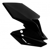 Carenagem Capa Farol Moto Xtz 125 2009 2010 2011 2012 2013 2014 2015 2016 Preta Modelo Original Preto Paramotos