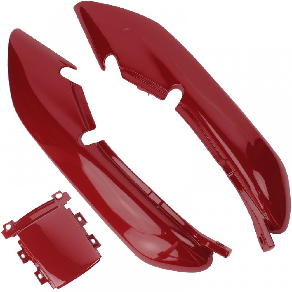 Rabeta Moto Cg Titan 125 1994 1995 1996 1997 Vermelha Carenagem Traseira Modelo Original - Paramotos