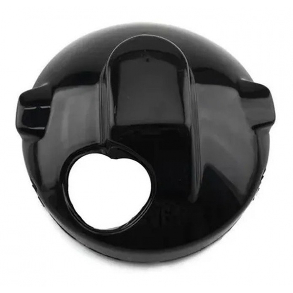 Carcaça Tampa Traseira Do Farol Moto Cb 500 Até 2004 Preta - Preto