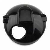 Carcaça Tampa Traseira Do Farol Moto Cb 500 Até 2004 Preta - Preto