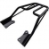 Bagageiro Cb 250 Twister 2016 2017 2018 Suporte P/ Bauleto Traseiro Churrasqueira Fortuna - Preto