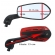Par Espelho Retrovisor Esportivo Vermelho Universal P/ Motos