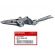 Paralama Suporte Placa Moto Cb 650 F Cbr 650 F 15/19 Traseiro Original Honda - Preto