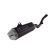 Escapamento Escape Esportivo Moto Xr 250 Tornado Ponteira F1 Tri Oval Mini ( Curto ) Fortuna - Preto
