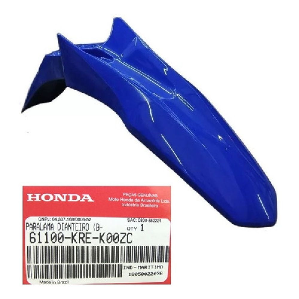 Paralama Dianteiro Bros 160 Azul 2018 2019 2020 2021 2022 Original Honda - Azul