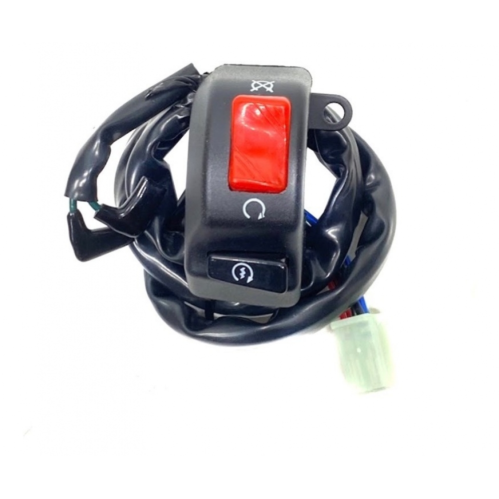 Botão Interruptor Partida Mata Moto Fazer 250 2016 2017 Fz250a 2018 2019 2020 2021 2022 Lado Direito Modelo Original