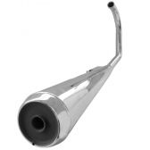 Escapamento Escape Moto CG 125 Bolinha / ML 125 / Turuna 125 1977 1978 1979 1980 1981 1982 Modelo Original Fortuna - Fortuna