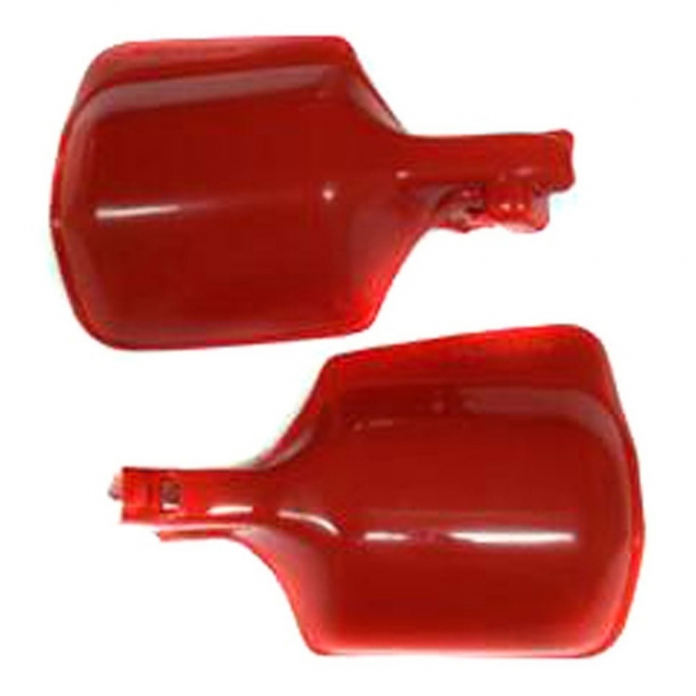 Par De Protetor Guidão Mão Manete Vermelho Xr 200 Vermelha 2001 2002 Vermelha Modelo Original Paramotos - Esquerdo/Direito