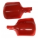 Par De Protetor Guidão Mão Manete Vermelho Xr 200 Vermelha 2001 2002 Vermelha Modelo Original Paramotos - Esquerdo/Direito
