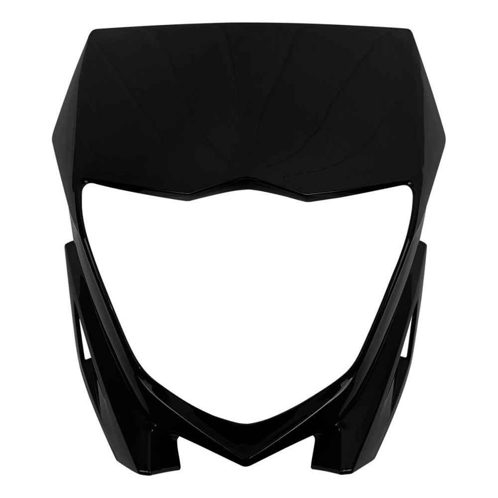 Carenagem Capa Farol Moto Xtz 125 2009 2010 2011 2012 2013 2014 2015 2016 Preta Modelo Original Preto Paramotos