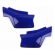 Par De Carenagem Tampa Lateral Honda Xlx250 Xlx 250 Xl 250 Xl 250r Azul Escuro
