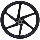 Roda Liga Leve Magnésio Moto Bros 150 Bros 160 ESD (Disco Dianteiro) 6 Palitos Preta - Scud