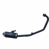 Escapamento Escape Esportivo Moto CB300F Twister 300 2022 2023 Mini Tri Preto Fortuna C/ Selo Inmetro