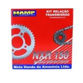 Kit Relação / Transmissão Bros 150 06/14 ( Corrente / Coroa / Pinhão ) Original Honda - Hamp