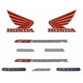 Kit Adesivos Faixa Moto Cb 250 Twister Preta 2016 ( Jogo Adesivo ) - Jotaesse