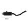 Escapamento Escape Esportivo Moto Xr 250 Tornado Ponteira F1 Tri Oval Mini ( Curto ) Fortuna - Preto