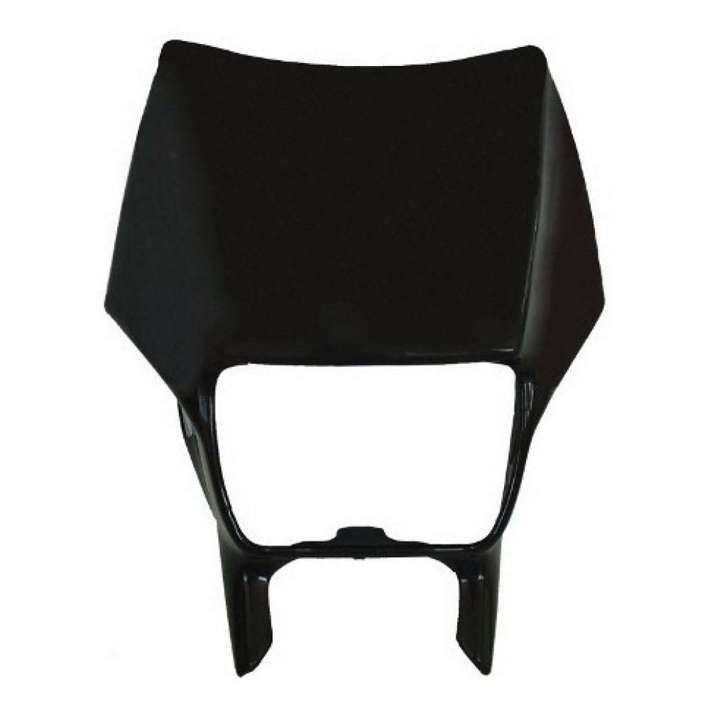Carenagem Mascara Frontal Do Farol Yamaha Xt600 Xt 600 1997 A 2004 Preta Modelo Original - Preto