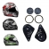 Kit Reparo Fixador Da Viseira Capacete Helt 956 Maximum P/ Fixação Da Viseira
