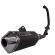 Escapamento Escape Esportivo Fazer 250 Até 2010 F1 Tri Oval Mini ( Curto ) Fortuna - Preto